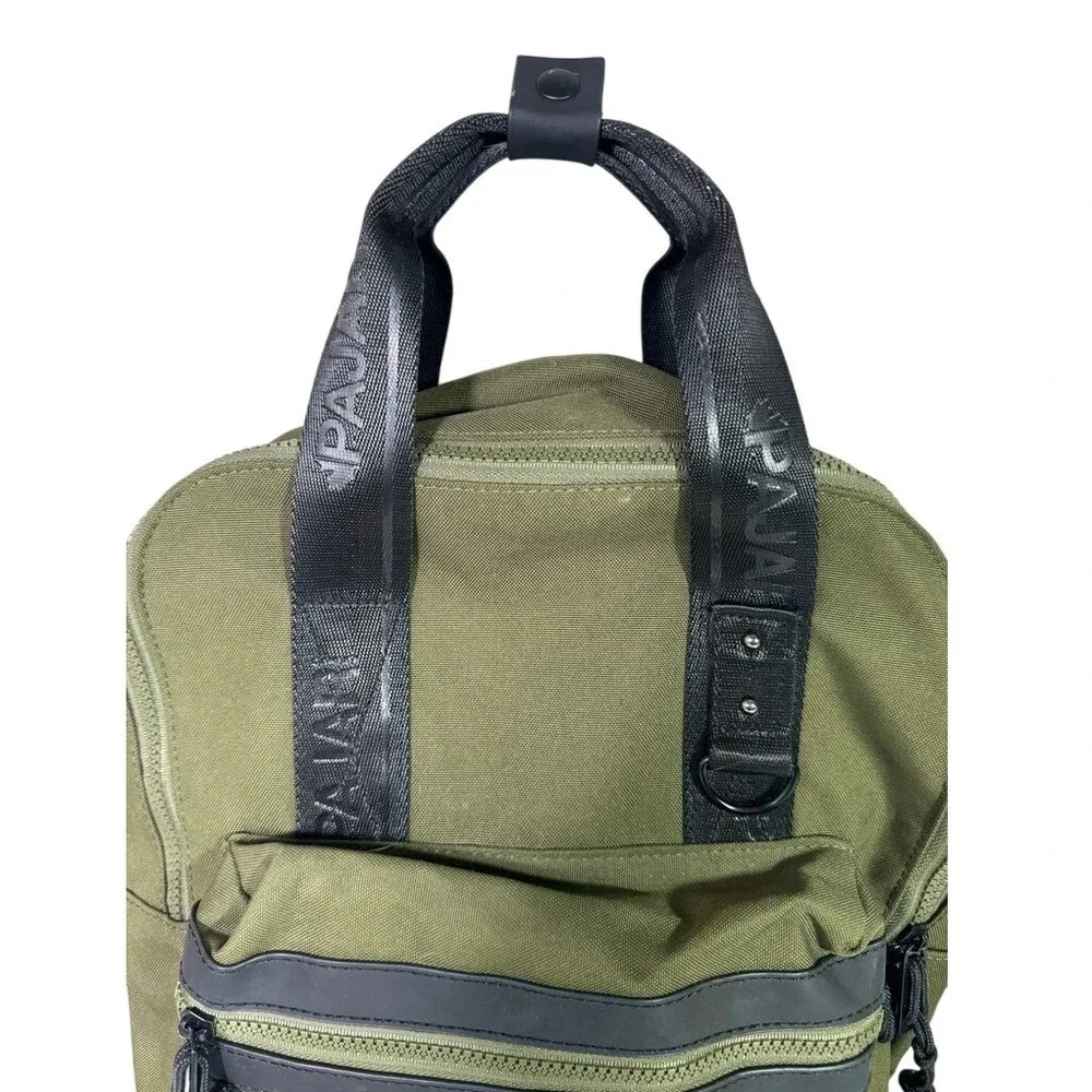Pajar Canada Olive Green Backpack Logo Utility Gorpcore Streetwear Techwear O/S